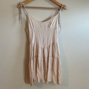 Missguided Cream Mini Dress